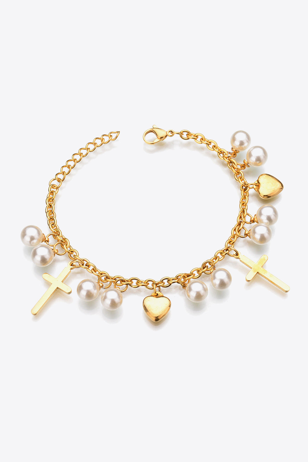 Heart Cross Bracelet | AdoreStarr