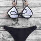 Chain Detail Tied Halter Neck Bikini Set | AdoreStarr