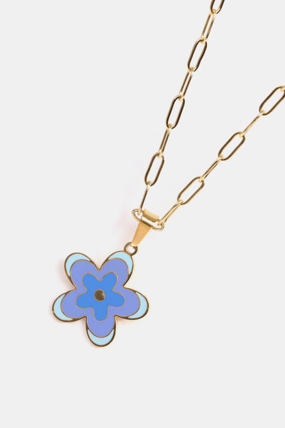 Flower Pendant Necklace | AdoreStarr