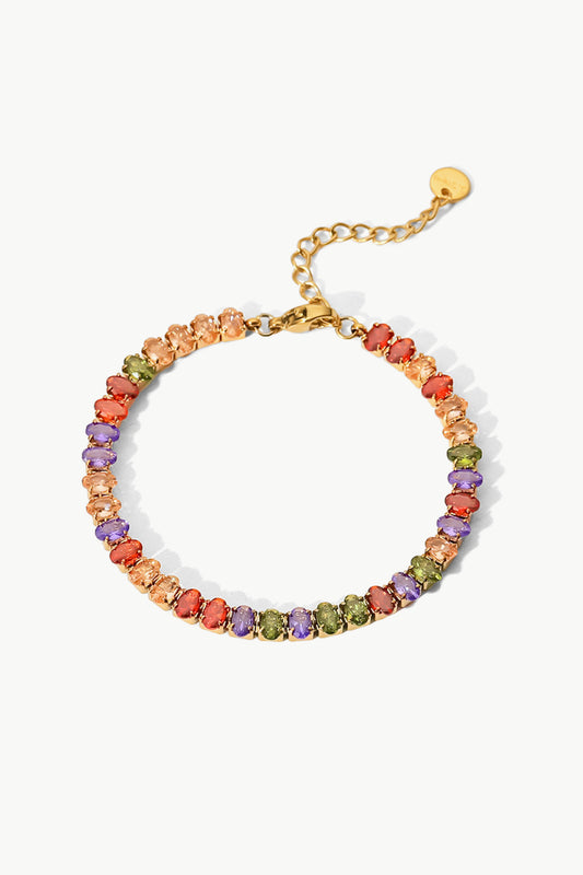 Multicolored Zircon Bracelet | AdoreStarr