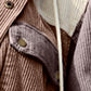 Contrast Drawstring Snap Down Hooded Jacket | AdoreStarr