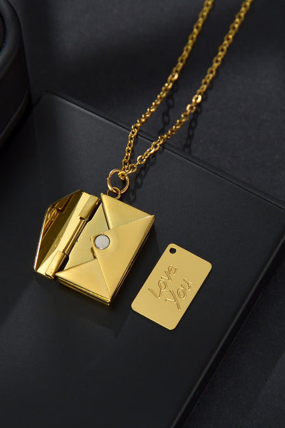 Envelope Pendant Necklace | AdoreStarr