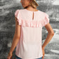 Lace Ruffled T-Shirt | AdoreStarr