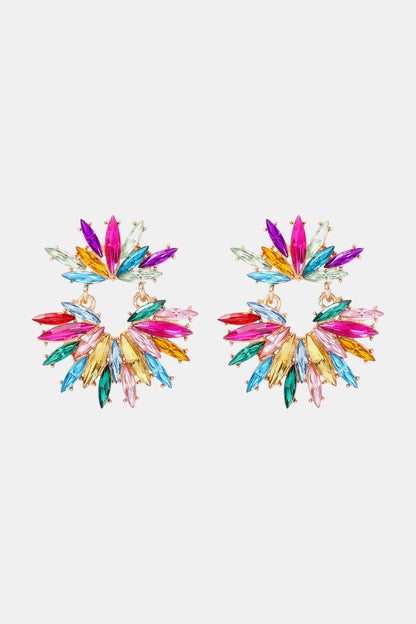 Flower Shape Dangle Earrings | AdoreStarr