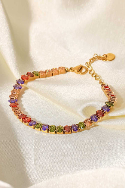 Multicolored Zircon Bracelet | AdoreStarr