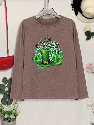 ST. PATRICK'S DAY Round Neck T-Shirt | AdoreStarr