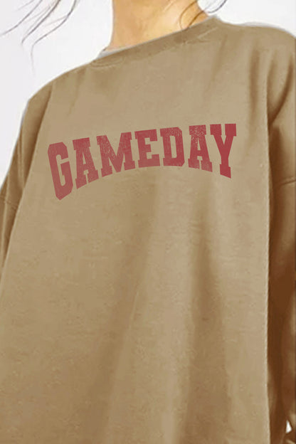 GAMEDAY Graphic Sweatshirt - Taupe