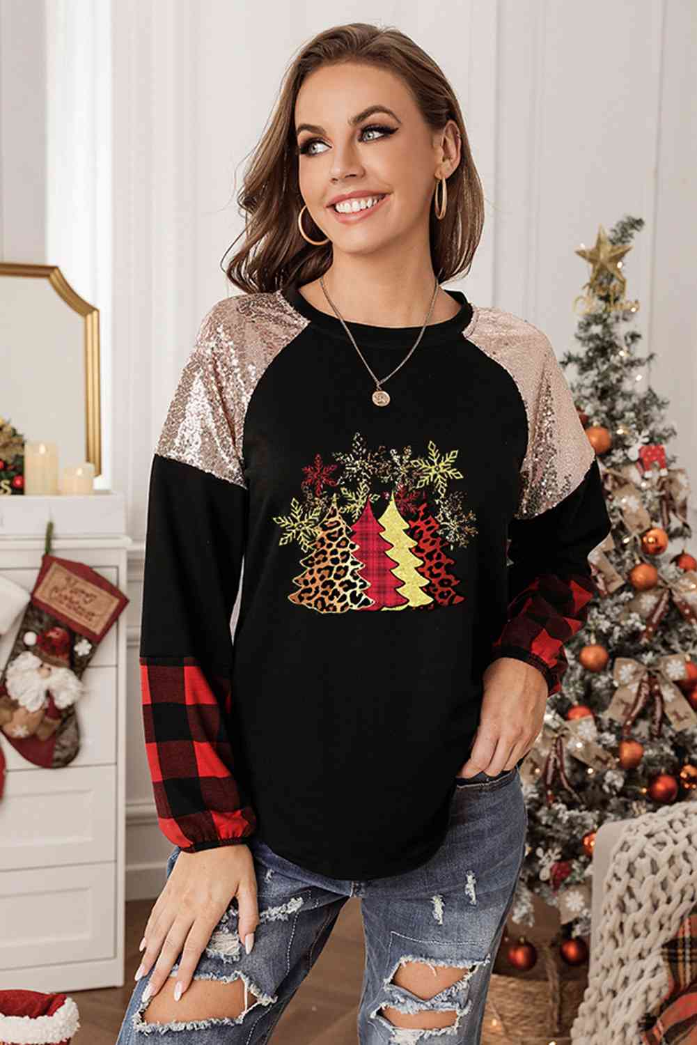 Christmas Tree Graphic T-Shirt | AdoreStarr