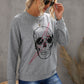 Skull Graphic Sweatshirt | AdoreStarr