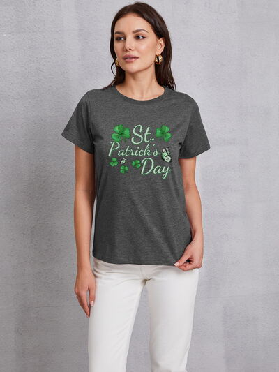 ST. PATRICK'S DAY Round Neck T-Shirt | AdoreStarr