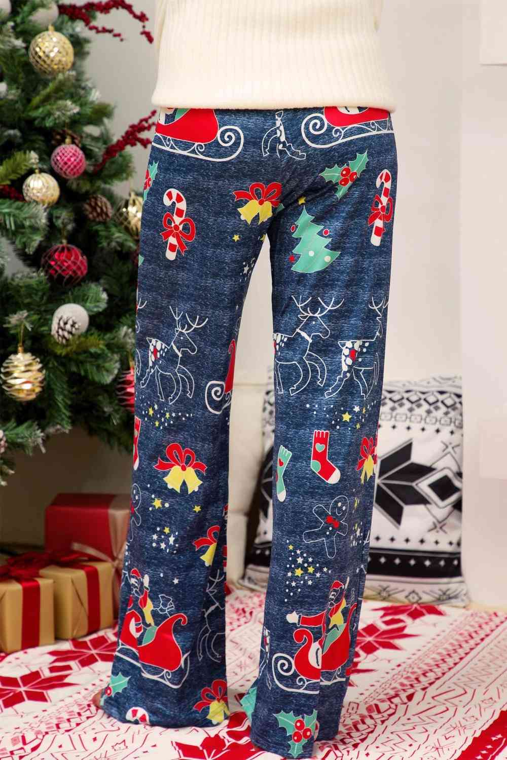 Christmas Straight Leg Pants | AdoreStarr