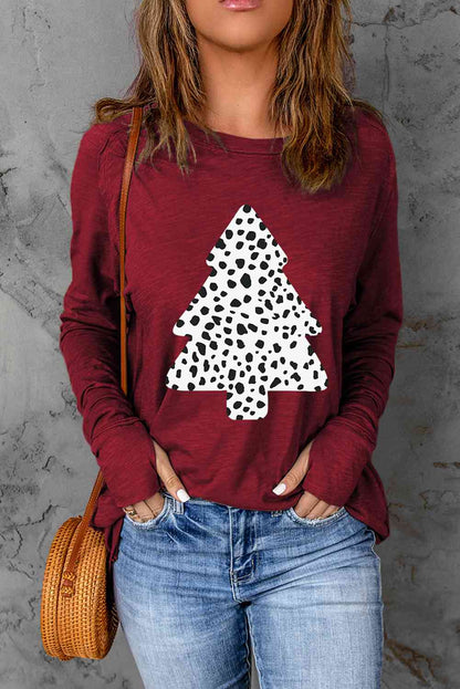 Graphic Christmas Tree T-Shirt | AdoreStarr
