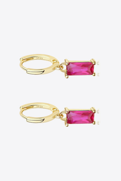 Retro Cubic Drop Earrings | AdoreStarr