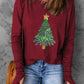 Sequin Christmas Tree T-Shirt | AdoreStarr