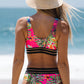 Tropical Print Bikini Set | AdoreStarr