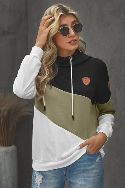 Colorblock Pullover Hoodie | AdoreStarr