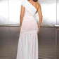 One-Shoulder Ruched Maxi Dress | AdoreStarr