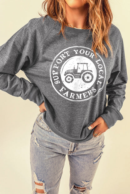 SUPPORT YOUR LOCAL FARMERS Sweatshirt | AdoreStarr