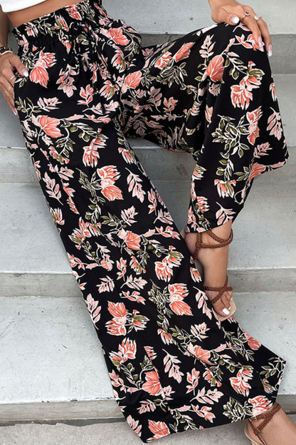 Floral Pull-On Pants | AdoreStarr