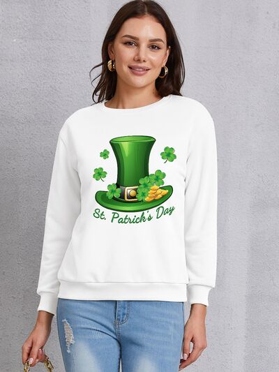 ST. PATRICK'S DAY Dropped Shoulder Sweatshirt | AdoreStarr