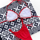 Frill Trill Halter Neck Bikini Set | AdoreStarr