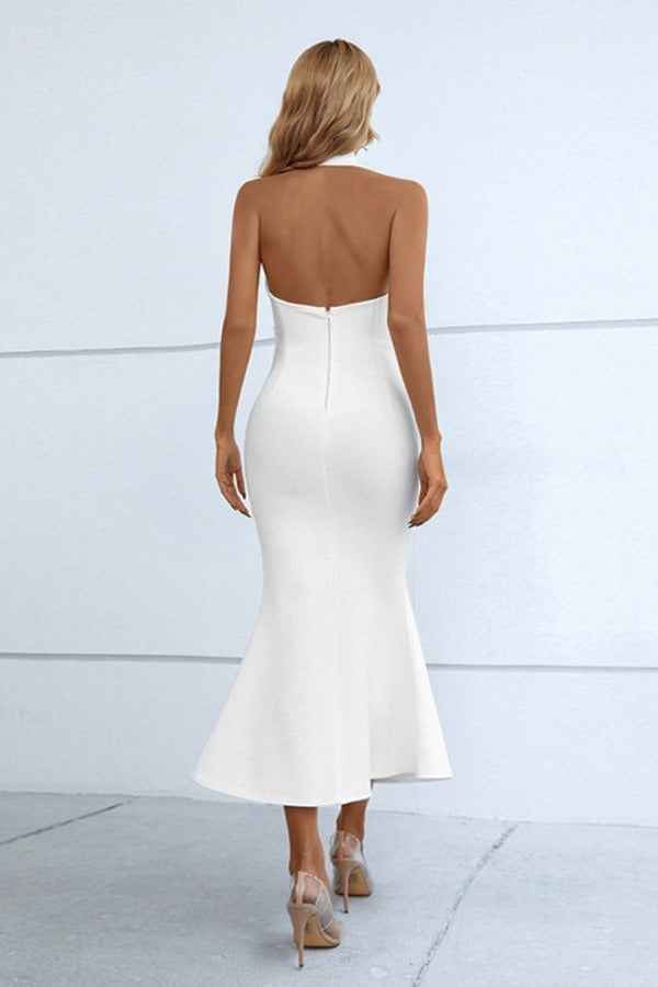 Fishtail Midi Bodycon Dress | AdoreStarr