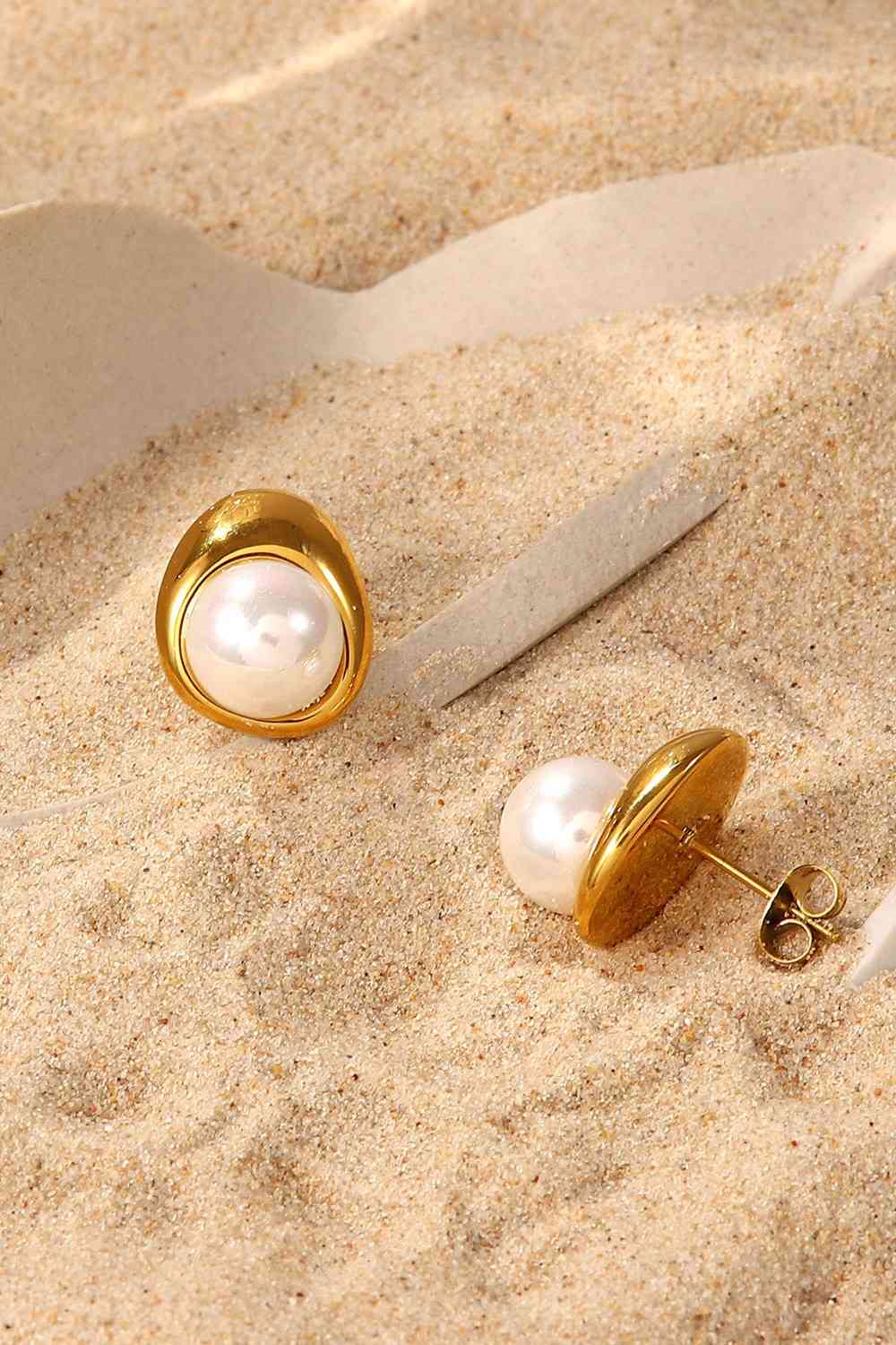 Lovelier Than Ever Pearl Stud Earrings | AdoreStarr
