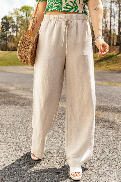 Drawstring Waist Pants | AdoreStarr