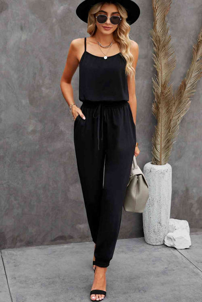 Spaghetti Strap Jumpsuit | AdoreStarr