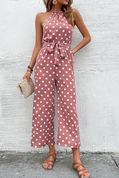 Polka Dot Jumpsuit | AdoreStarr