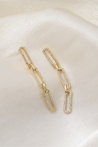 Chunky Chain Drop Earrings | AdoreStarr