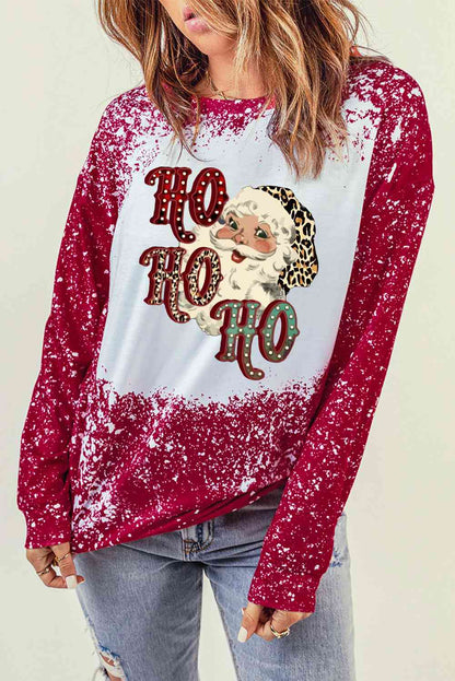 Santa Graphic Long Sleeve T-Shirt | AdoreStarr