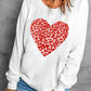 Leopard Heart Graphic Sweatshirt | AdoreStarr