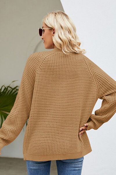 Open Front Raglan Sleeve Cardigan | AdoreStarr