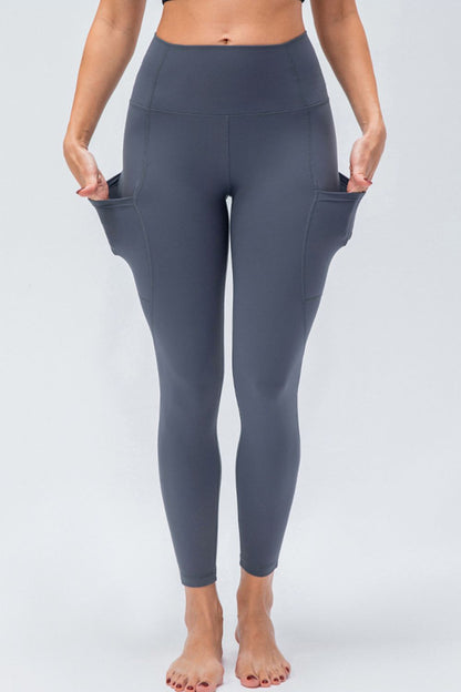 Wide Waistband Active Leggings | AdoreStarr