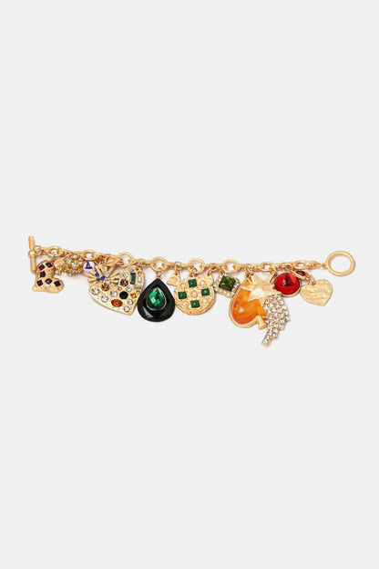 Multi Charm Resin Bracelet | AdoreStarr