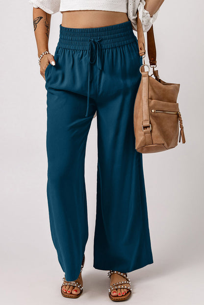 Smocked Waist Pants | AdoreStarr