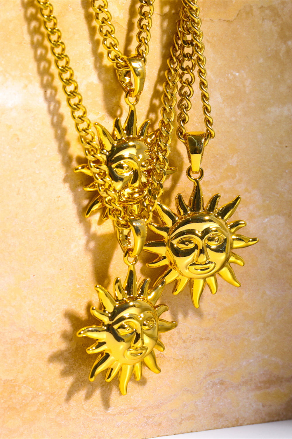 Sun Pendant Copper Necklace | AdoreStarr