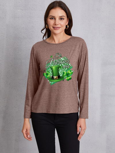 ST. PATRICK'S DAY Round Neck T-Shirt | AdoreStarr