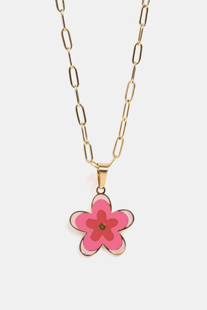 Flower Pendant Necklace | AdoreStarr