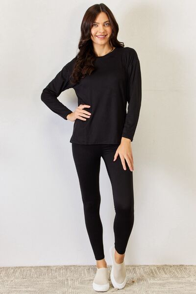 Long Sleeve T-Shirt and Leggings Set