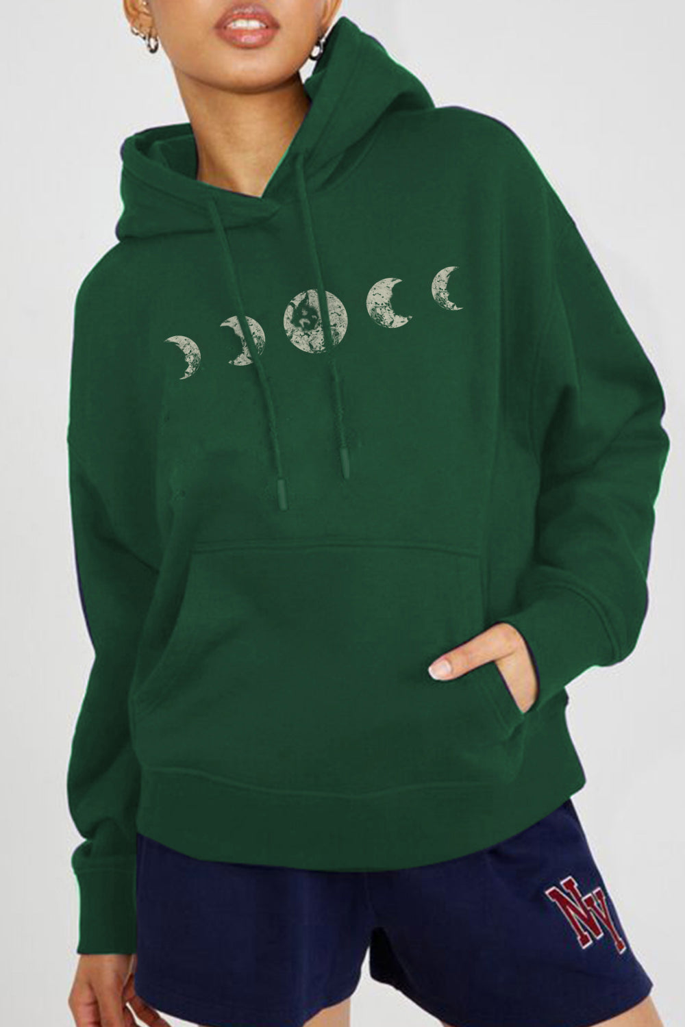 Lunar Phase Graphic Hoodie | AdoreStarr