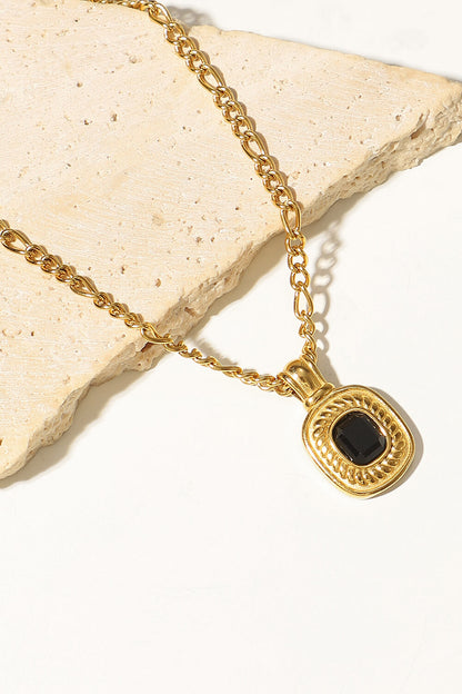 Inlaid Pendant Necklace | AdoreStarr