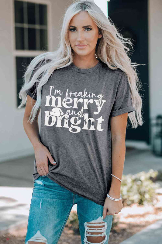 Slogan Graphic T-Shirt | AdoreStarr