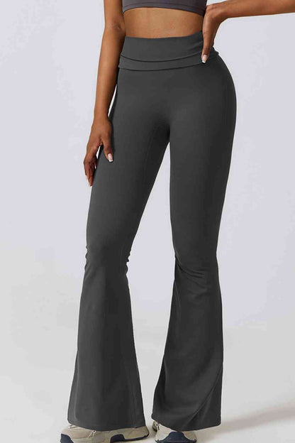 Halter Neck Flare Sport Jumpsuit | AdoreStarr