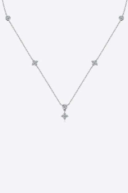 Moissanite 925 Necklace - Silver One Size