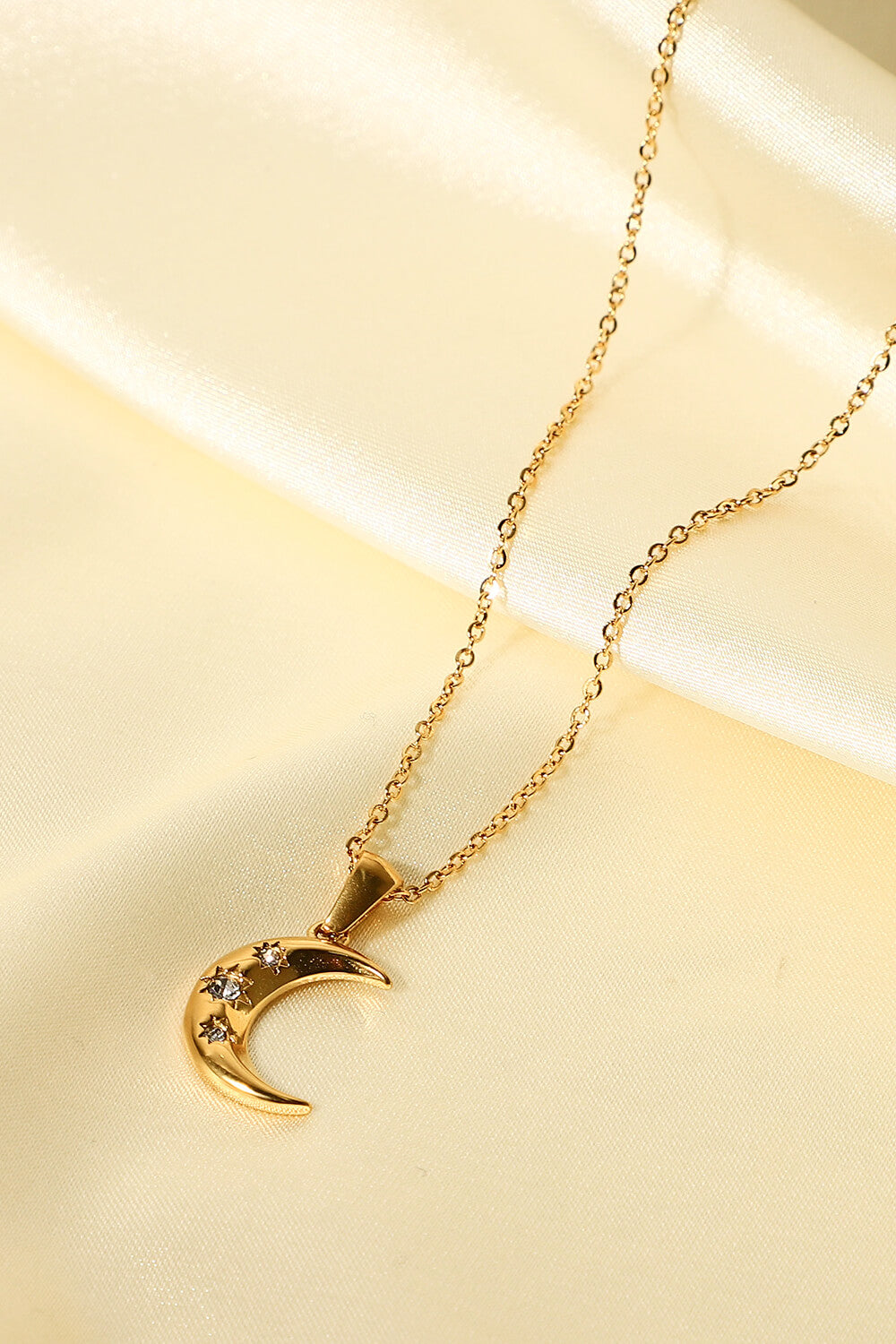 Moon Pendant Necklace | AdoreStarr