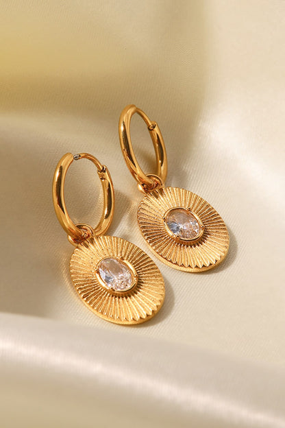 Oval Dangle Earrings | AdoreStarr