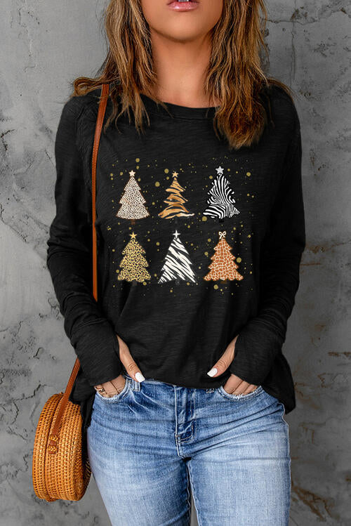 Christmas Tree Graphic T-Shirt | AdoreStarr