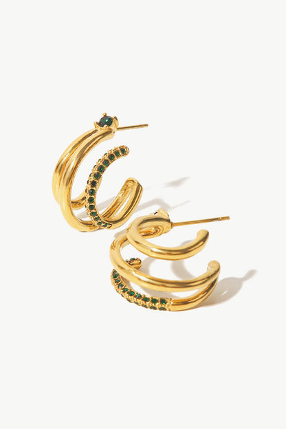 Wrap C-Hoop Earrings | AdoreStarr